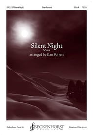 Silent Night SSAA choral sheet music cover Thumbnail